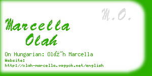 marcella olah business card